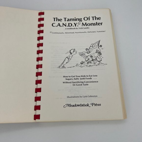 The Taming of the CANDY Monster Cookbook - Vicki Lansky - 1978 Third Printing - Picture 7 of 7